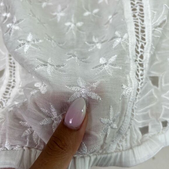 Ramy Brook Nicki Eyelet Strapless Top Small - Picture 4 of 10